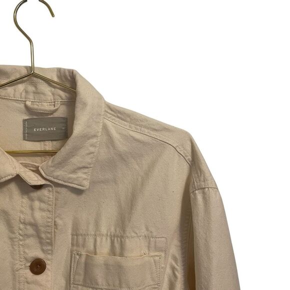Everlane the Clinchable Golden Hour Utility Barn Cotton Jacket Size MED - Picture 2 of 6